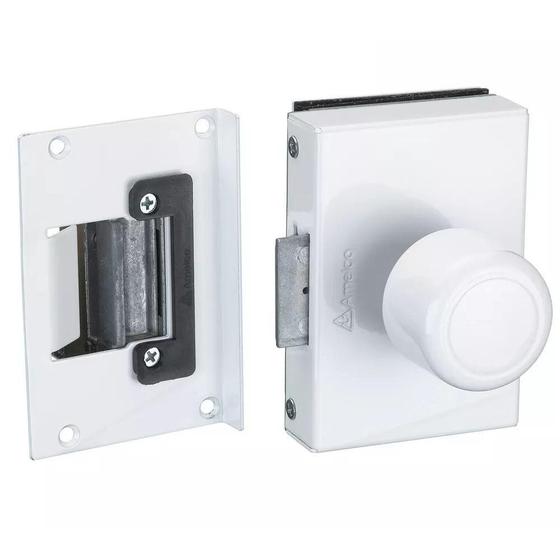 Fechadura Elétrica para Porta de Vidro com Abertura Interna FV33IBR Amelco Menor preço em Fechadura Elétrica para Porta de Vidro com Abertura Interna FV33IBR Amelco