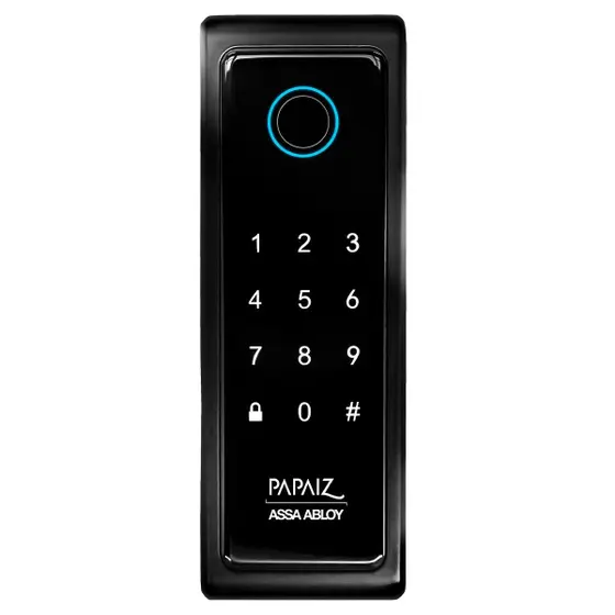 Menor preço em Fechadura Eletrônica Digital Smart Lock com Biometria de Sobrepor SL140B - Papaiz