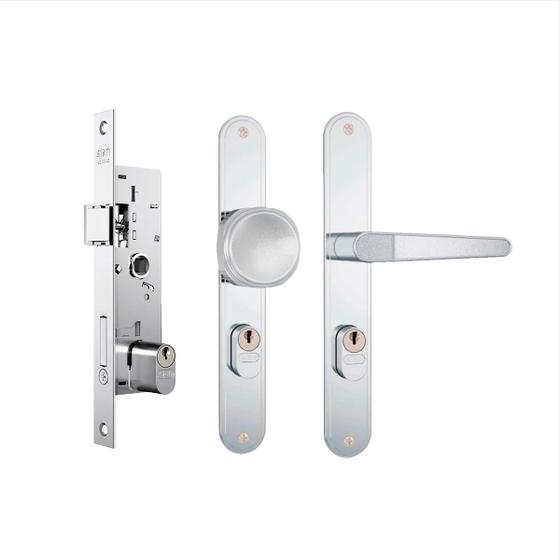 Imagem de Fechadura Externa Porta De Aluminio 601-602/03 Inox Stam