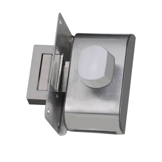Imagem de Fechadura Inox Para Porta de Vidro 1 Folha Com Maçaneta Bola 90.01.03.094 HDL