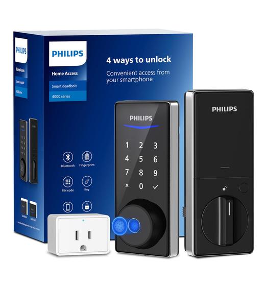 Imagem de Fechadura inteligente Philips Wi-Fi sem chave com impressão digital