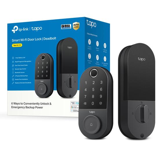 Imagem de Fechadura Inteligente TP-Link Tapo DL110 - Entrada Sem Chave