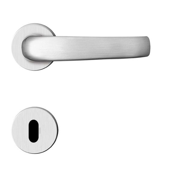 Fechadura Interna com Roseta Standard Cromo Acetinada Menor preço em Fechadura Interna com Roseta Standard Cromo Acetinada