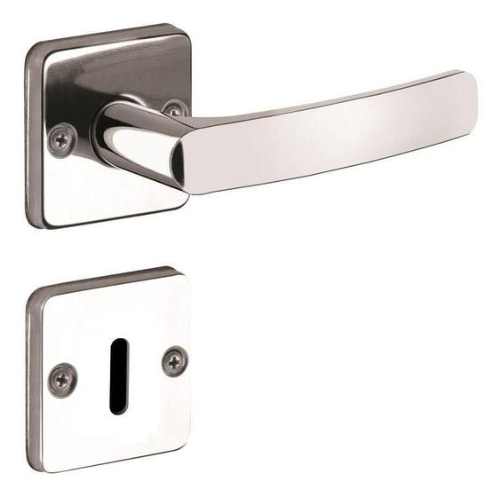 Fechadura Interna Soprano Pali Roseta Quadrada Cromada 40mm Menor preço em Fechadura Interna Soprano Pali Roseta Quadrada Cromada 40mm