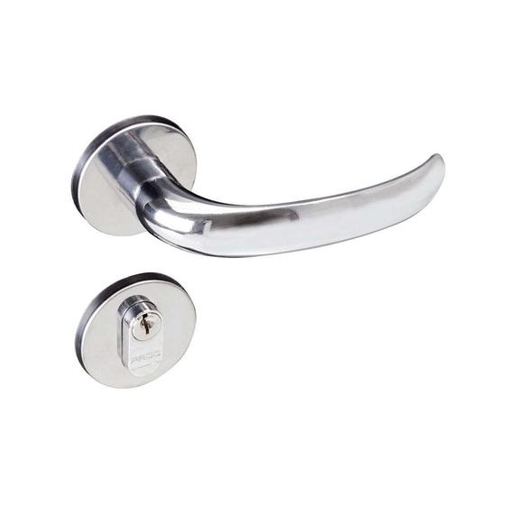 Fechadura Pado Externa de Aço Zamac 40mm Concept com Roseta Cromada Menor preço em Fechadura Pado Externa de Aço Zamac 40mm Concept com Roseta Cromada