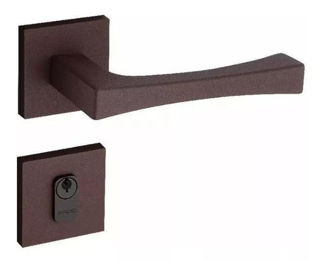 Imagem de Fechadura Pado Vivaldi Roseta Quadrada Corten 55Mm - Externa