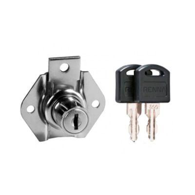 Imagem de Fechadura para móveis curta 20/22mm com segredo variado