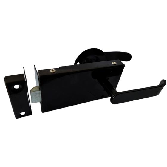 Fechadura para Porta corta-fogo de Sobrepor Preta Menor preço em Fechadura para Porta corta-fogo de Sobrepor Preta