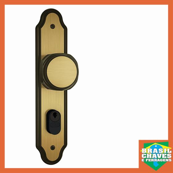 Fechadura para porta de Entrada Externa FANO 803 02 OXIDADO 40mm STAM Maçaneta Bola Menor preço em Fechadura para porta de Entrada Externa FANO 803 02 OXIDADO 40mm STAM Maçaneta Bola