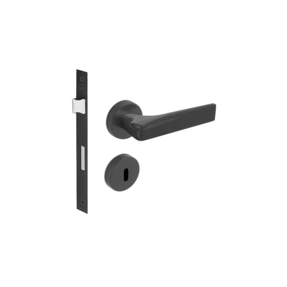 Imagem de Fechadura Porta Interna Pici Imab Preta Preto Quarto Sala Pp
