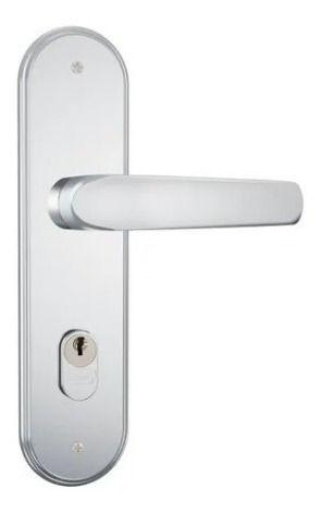 Imagem de Fechadura Porta Madeira Stam 1601/09 Esp Inox Para Sala 55mm