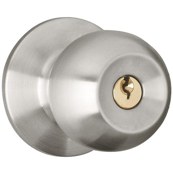 Fechadura Soprano Cilindrica Bola Externa Inox 90mm Escovado Menor preço em Fechadura Soprano Cilindrica Bola Externa Inox 90mm Escovado