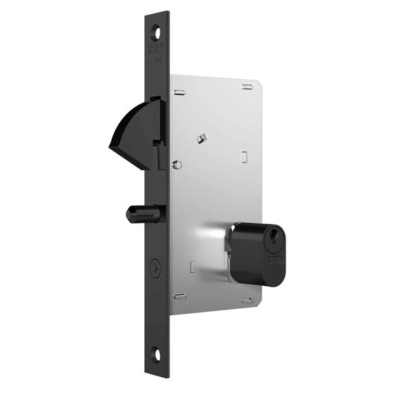 Fechadura Stam 950 roseta quadrada preto fosco Menor preço em Fechadura Stam 950 roseta quadrada preto fosco
