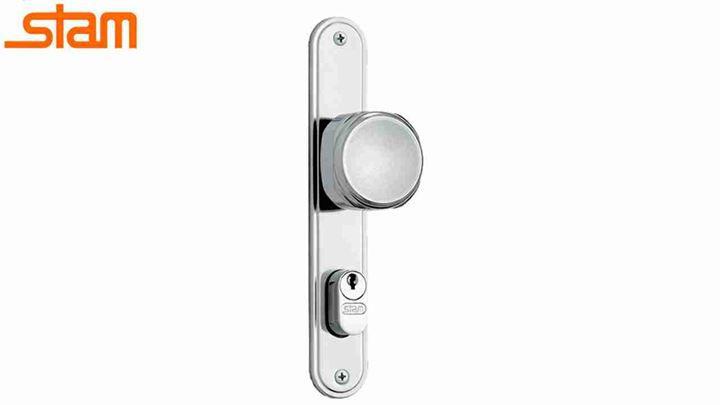 Fechadura Stam Estreita Inox Maçaneta Bola 20mm 601/602 Menor preço em Fechadura Stam Estreita Inox Maçaneta Bola 20mm 601/602