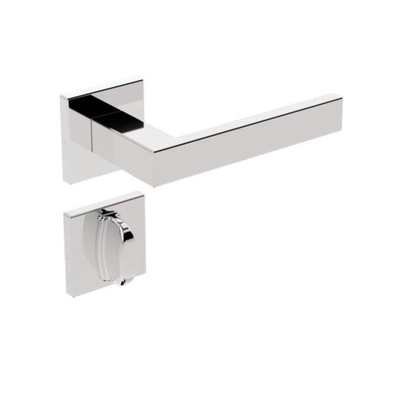 Imagem de Fechadura WC IX290 40 mm Roseta Quadrada 1 Inox Polido - Stam