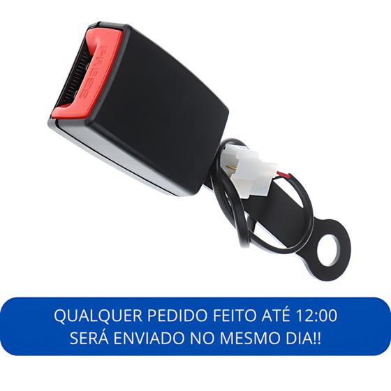 Imagem de Fecho Cinto Segurança Com Chicote E Sensor Mz2032s Mz2008ef