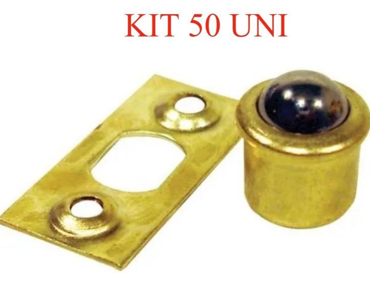 Imagem de Fecho Esfera Vai-vem 12mm Com Espelho P00003 Kit C/50