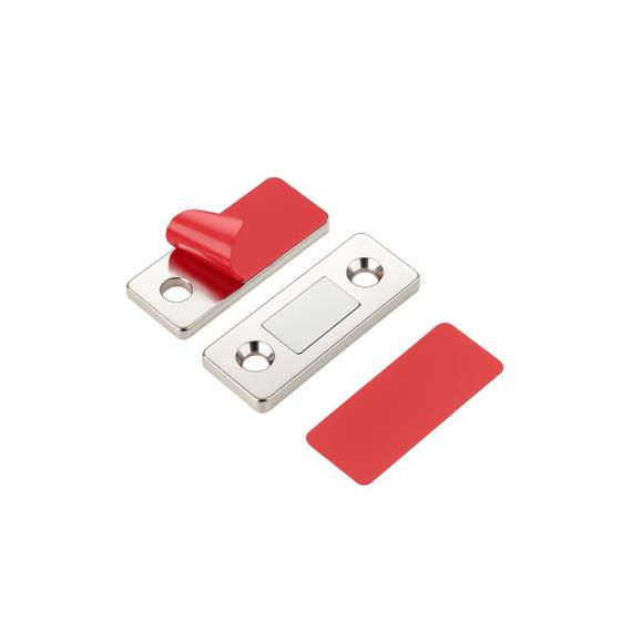 Imagem de Fecho Imã Trinco Magnético Móveis Instala Fácil Fino 1 Unid