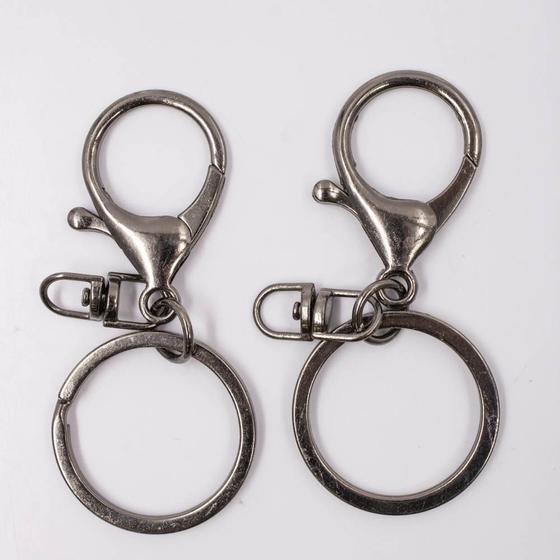 Imagem de Fecho Lagosta Com Conector E Argola Em Zamac Kit Com 50 Peças - ATACADO 