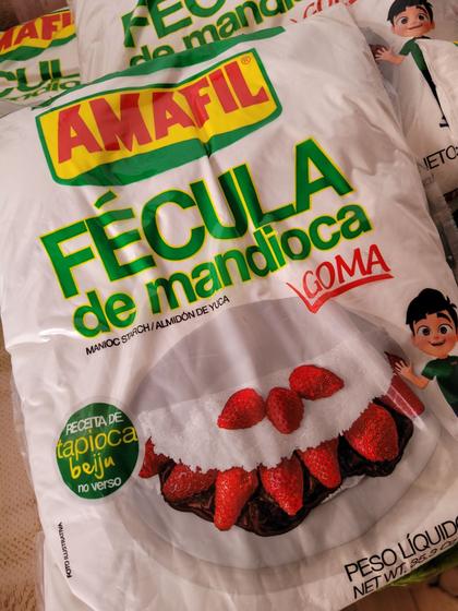 Imagem de Fécula  de mandioca  goma amafil 1 kilos beijus biscoitos