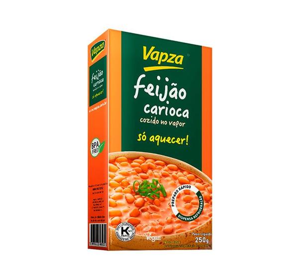 Imagem de Feijão Carioca Cozido no Vapor Vapza 500g