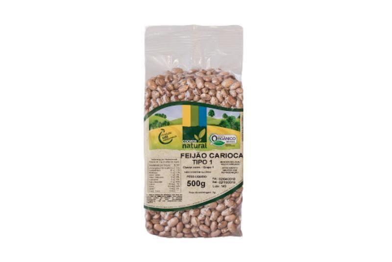 Imagem de Feijão Carioca Orgânico Coopernatural 500G