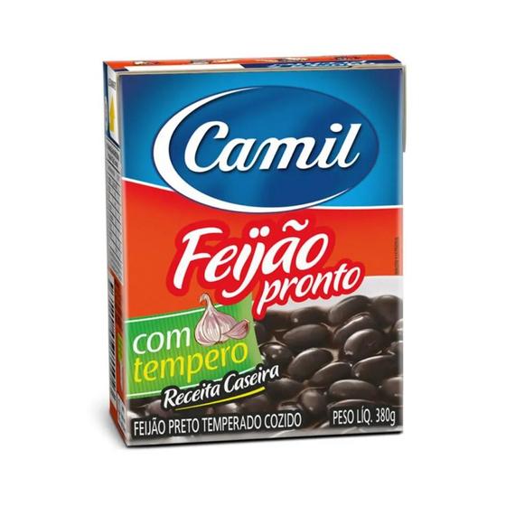 Imagem de Feijão Preto Pronto Camil com Tempero 380g