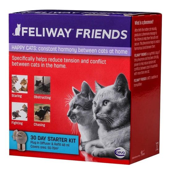 Feliway Friends Difusor Elétrico + Refil 48 Ml Ceva - Farmácia Pet ...