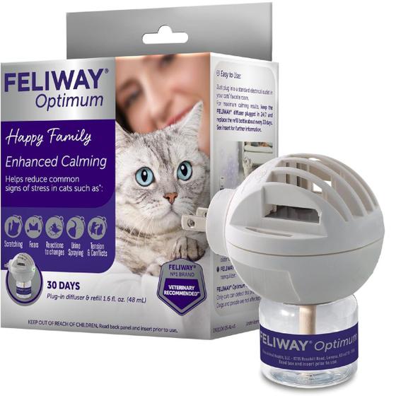 Imagem de Feliway Optimum 1 Difusor + 1 Refil 48ml - Ceva