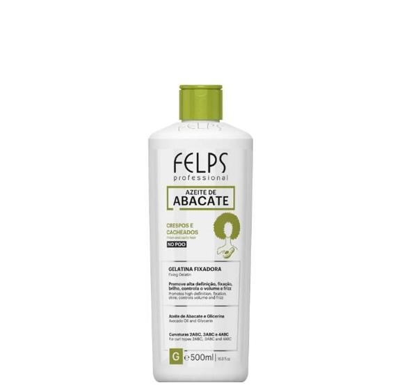 Imagem de Felps cachos azeite de abacate gelatina fixadora 500ml