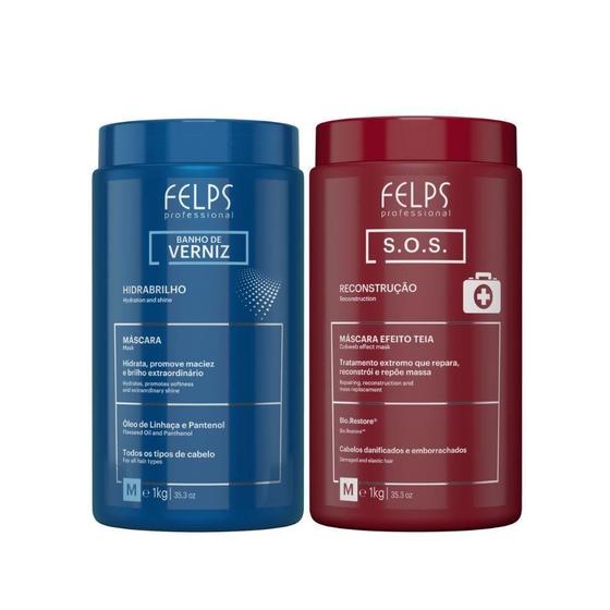 Imagem de Felps Professional Cronog Lumiforce Sos+Banho Verniz2X1000Ml