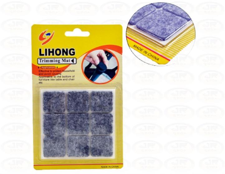 Imagem de Feltro Adesivo Protetor de Piso- Kit c/ 9 Unids Protetor Quadrado