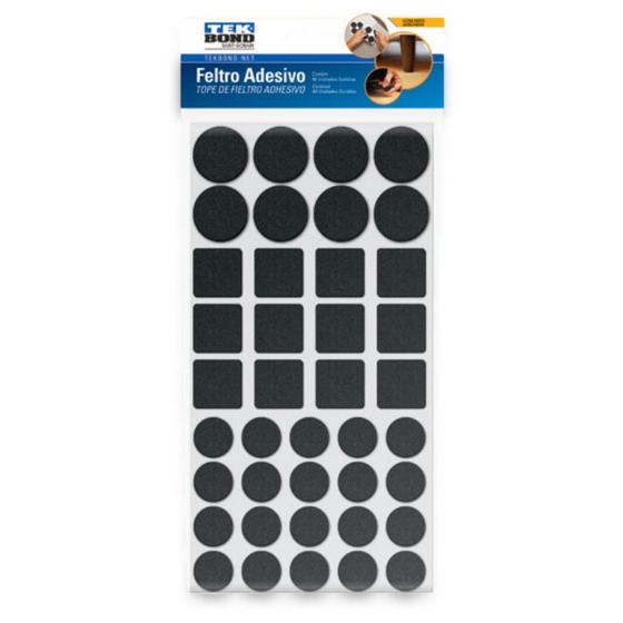 Imagem de Feltro Kit Preto Pacote C/40 un TEKBOND