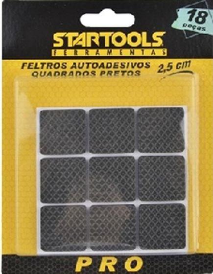 Imagem de Feltro protetor adesivo quad 2,5cmx4mm 18pcs - STARTOOLS