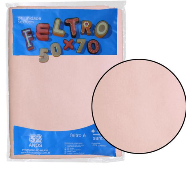 Imagem de Feltro Tecido Santa Fé Liso 180g/m² 70cmx50cm