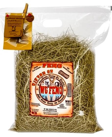 Imagem de Feno Super Premium para Coelhos, Chinchila, Hamster e outros roedores. Capim Tifton 85 - 1 Kg