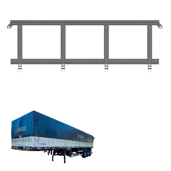 Imagem de Ferragem Tampa Lateral Superior Randon 700x2970mm