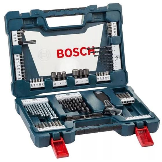 Ferramenta Bosch 83 Pecas Brocas de diversos diâmetros - A.R Variedades MT Imagem de Ferramenta Bosch 83 Pecas Brocas de diversos diâmetros
