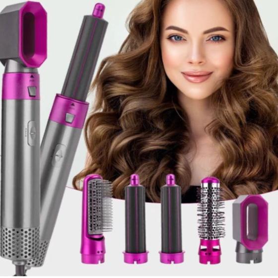 Imagem de Ferramenta De Beleza 5 Em 1 Para Modelagem De Cabelos Com Volume Brilho E Secagem Rápida Entrega Rápida Ideal Como Prese