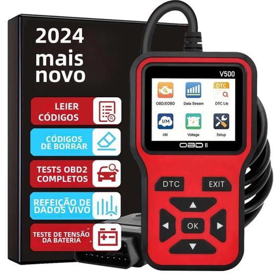 Ferramenta De Diagnóstico OBD2 Para Carro, Leitor De Código, Scanner De ...
