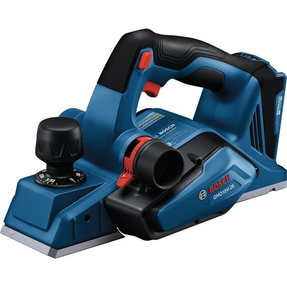 Imagem de Ferramenta nua Planer BOSCH GHO18V-26N 18V sem escova 2,6 mm 8,25 cm