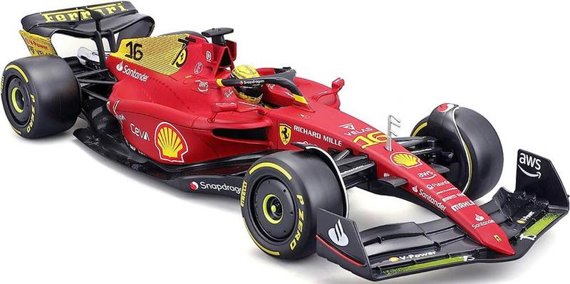 Imagem de Ferrari F1-75 2022 Charles Leclerc16 Edição Especial Burago 1/18