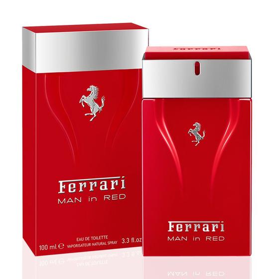 Ferrari Man in Red 100Ml Edt Masc Menor preço em Ferrari Man in Red 100Ml Edt Masc