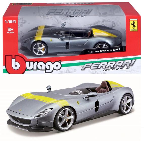 Imagem de Ferrari Monza SP1 - Race &amp Play - 1/24 - Bburago