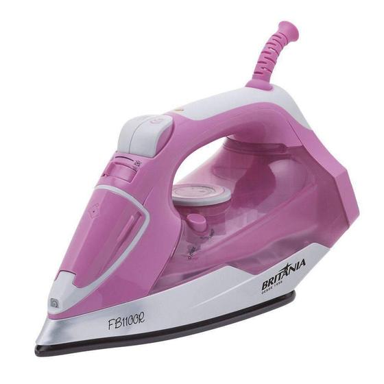 Imagem de Ferro a Vapor Britânia FB1100R, Rosa/Branco - 110V