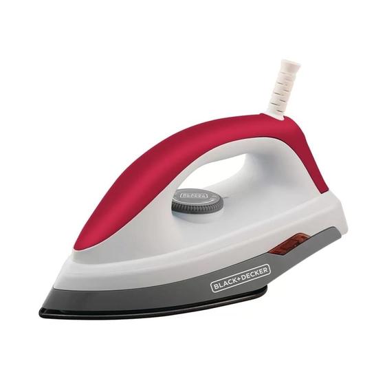 Imagem de Ferro de Passar a Seco Black Decker F300BR com Base Antiaderente