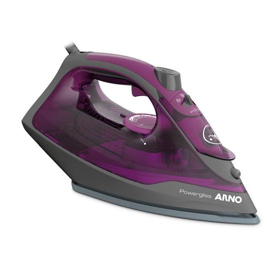 Imagem de Ferro De Passar A Vapor Powergliss Cinza/Roxo 1520W Arno