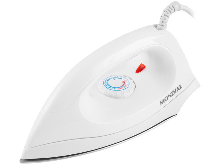 Ferro de Passar Roupa a Seco Mondial FSN-55-W - Branco Imagem de Ferro de Passar Roupa a Seco Mondial FSN-55-W