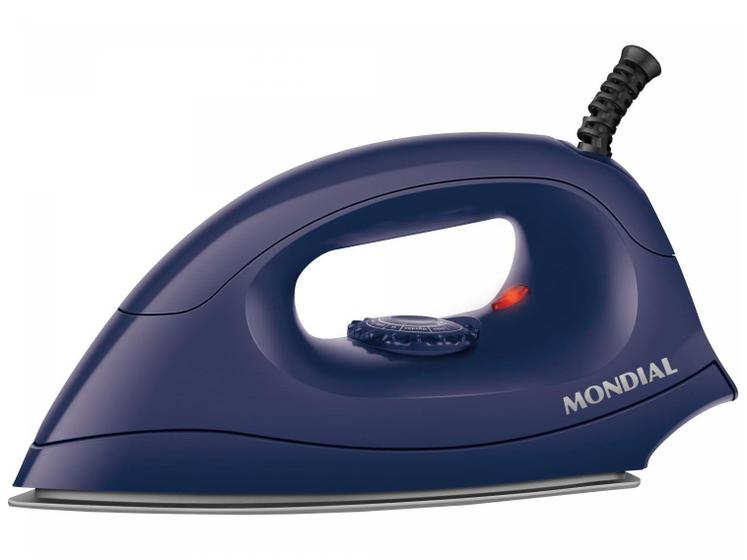 Ferro de Passar Roupa a Seco Mondial Lar - FSN-55-BL Azul