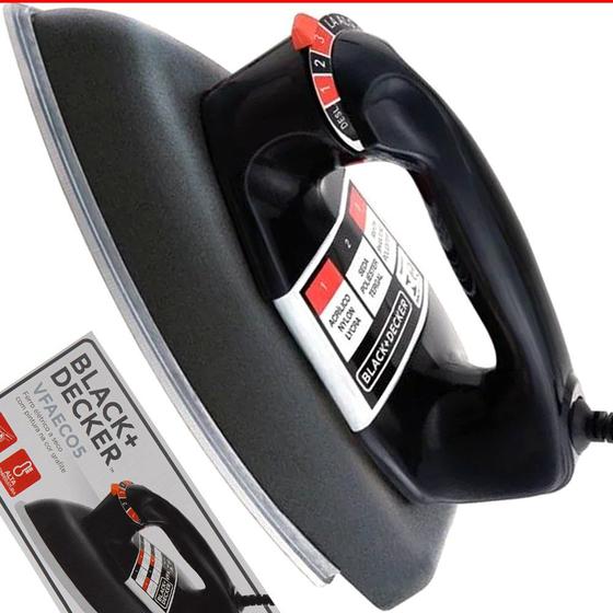 Ferro de Passar Roupa Black Decker a Seco 1000w 220v Antigo ECO ...